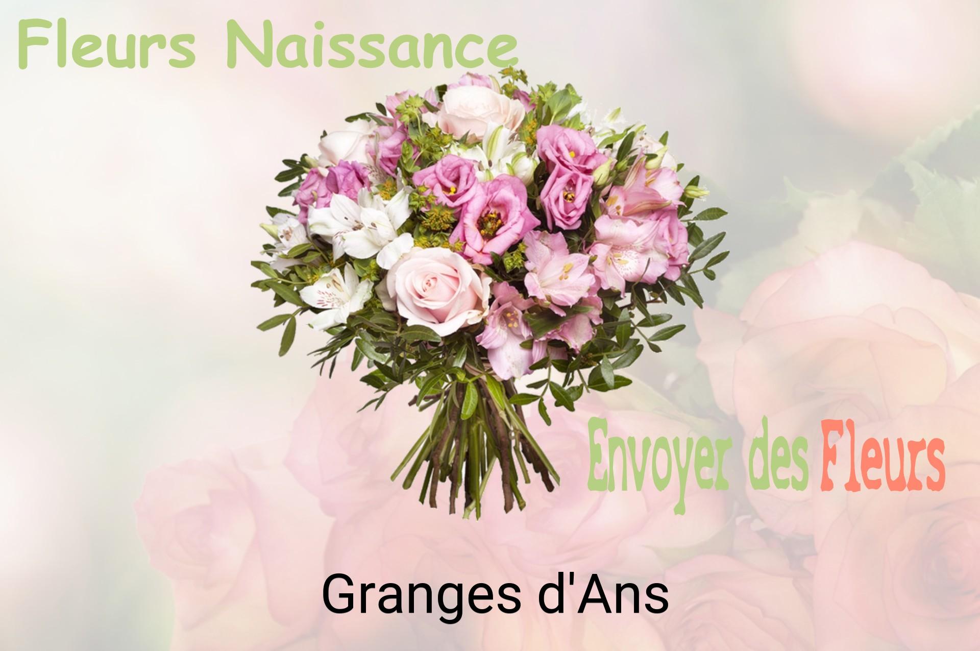 Bouquet de fleurs de naissance livré à Granges-d'Ans